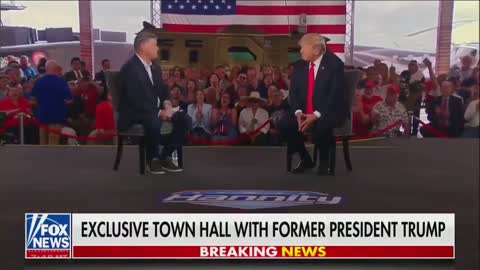 HANNITY TO CROWD 'Would you like to see the President Trump run again in 2024