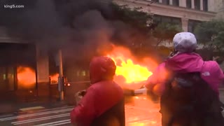 FLASHBACK: Vehicles set on fire during Seattle George Floyd riots
