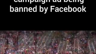 Trump AD blocked by Facebook