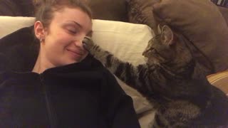 Kitty Gives Adorable Boop