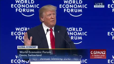 President Trump Addresses World Economic Forum