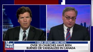 Churches being burned in Canada as Trudeau looks on
