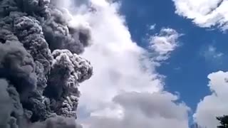 Indonesia's Mount Sinabung Volcano Erupts