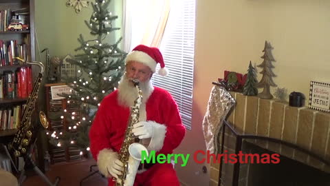 Santa Sax LIVE - Sleigh Ride - Christmas Sax, Santa Saxophone, Greg Vail