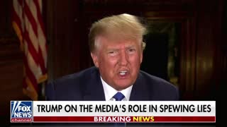 Trump slams corruption in the media