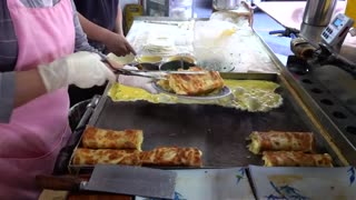 Taiwanese Omelet Pancake, Radish Cak