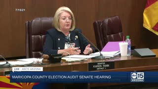 Senate hearing on progress of Maricopa County election audit 7-15-21