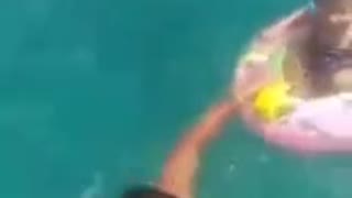 Baby found in the Middle of Sea
