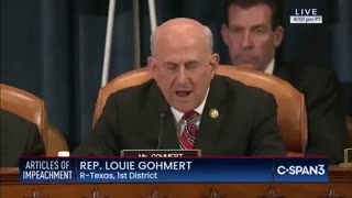 Rep. Louie Gohmert Drops Name Of Alleged Whistleblower During Impeachment Hearing