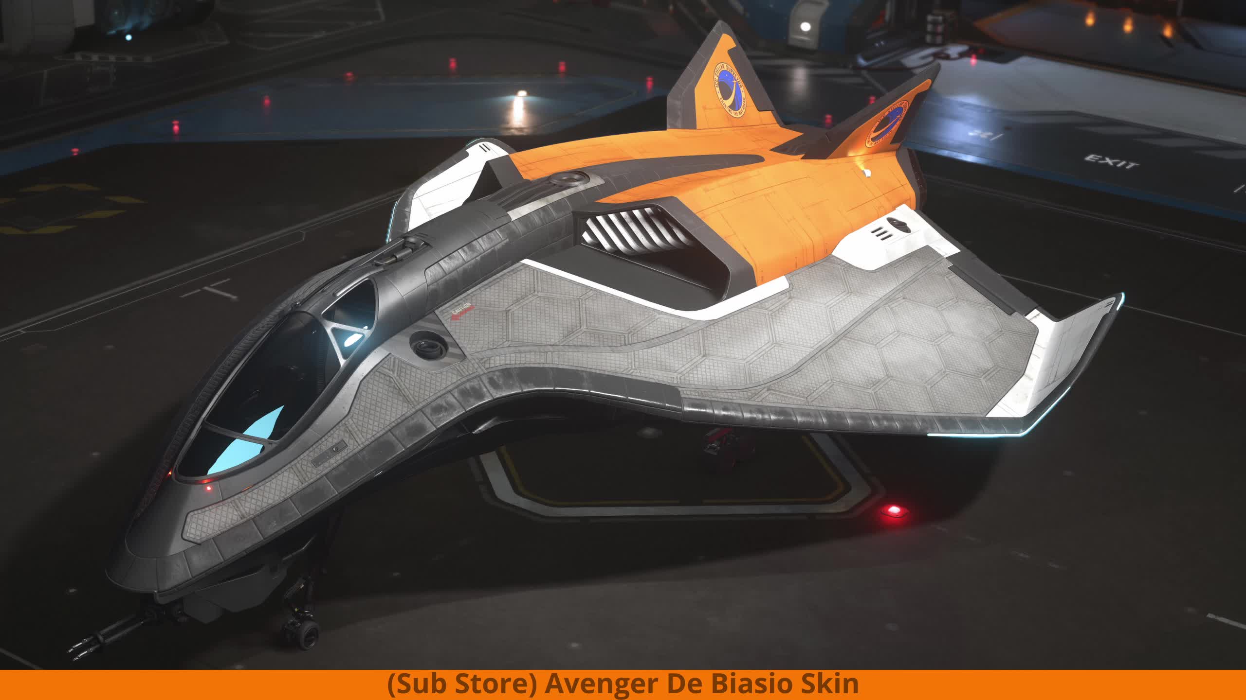 Star Citizen Subscriber Flair 90 Avenger Ship Skins