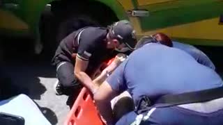 Video: Adulto mayor fue arrollado por un bus en Bucaramanga