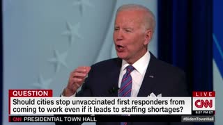Biden on vaccine mandates for first responders