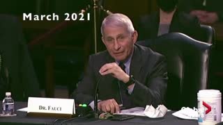 Dr. Fauci Flip Flops On Vaccinated Masking