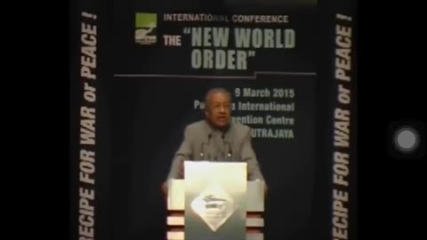 Former Malaysian Prime Minister Mahathir Mohamad on the NWO Globalist Cabal's Depopulation Agenda