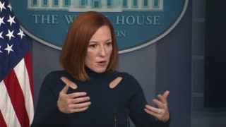 Psaki is asked about COVID rules for schools such as making children eat outside