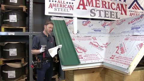 INSTALLING STARTER LEXINGTON METAL ROOF PANEL - All American Steel