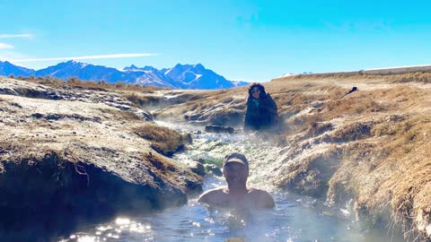 Hot Springs in Mammoth Lakes - Winter 2020