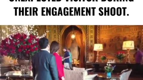 Watch Trump Surprise a Young Couple...