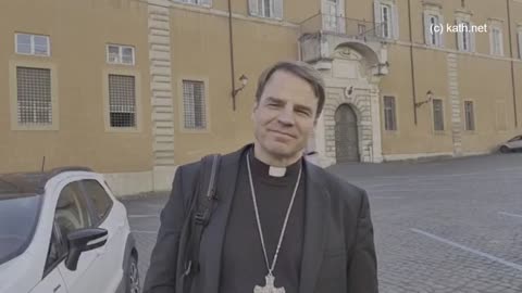 kathnet-Mini-Interview Bischof Oster - Rom - Benedikt XVI.