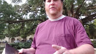 Street Preaching at LSU: Luke 17 & Lepers, Also Ministering to a Catholic Student