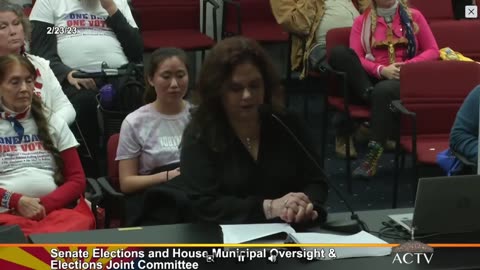 EXPLOSIVE testimony today at the Sen. Elections and House O/sight hearings by Jacqueline Breger