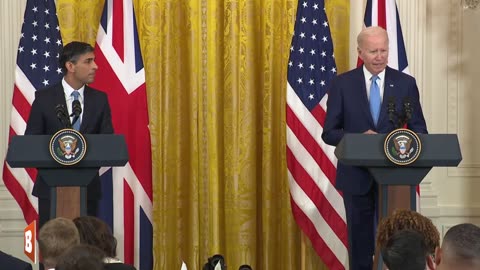 LIVE: President Biden holding joint press conference with UK PM Rishi Sunak...