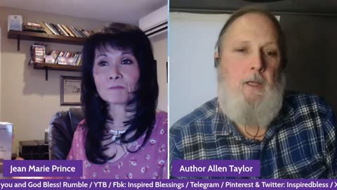 Guest Author Allen Taylor "I Am Not The King," on "Inspired Blessings with Jean Marie Prince."