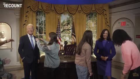 NEW - Biden and Harris wax figures unveiled at Madame Tussauds.