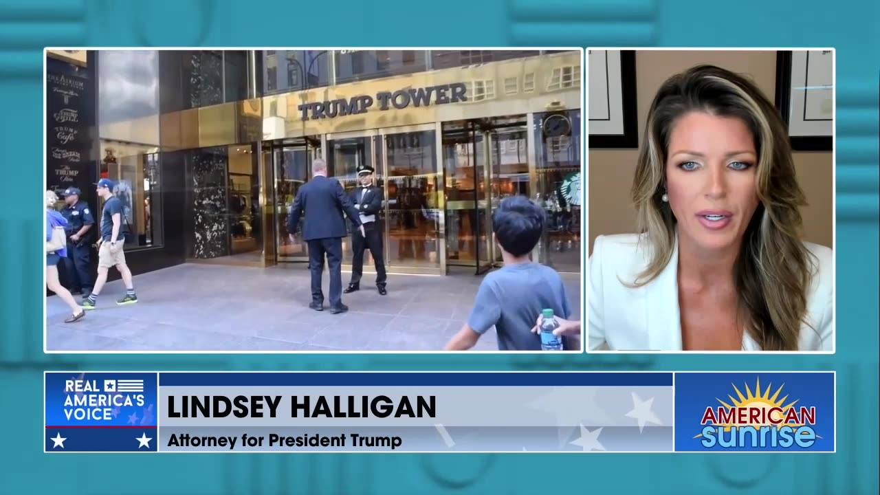 'The Gloves are Off': Lindsey Halligan talks about Trump's Legal Fight ...