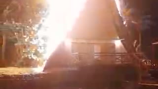 Video: Incendio en cabaña en Islas del Rosario