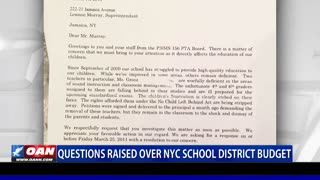 Questions raised over NYC school district budget