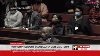 Former president of South Africa Jacob Zuma gets jail term