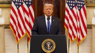 President Donal J. Trump delivers his Farewell Address