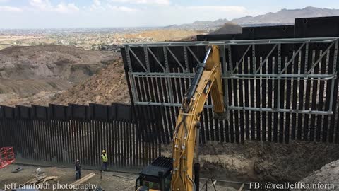 We Build The Wall's Final Border Wall Section - Walking The Cliff
