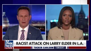 Candace Owens discusses Larry Elder having eggs thrown at him in Los Angeles