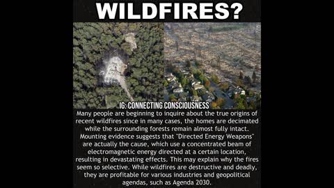 2018 FIRES in California, Satanic Crimes of Extermination (1)