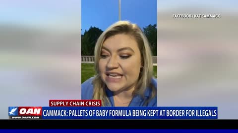 Pallets of baby formula being kept at border for illegals