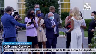 Kellyanne Conway discusses her experience working in White House before her departure