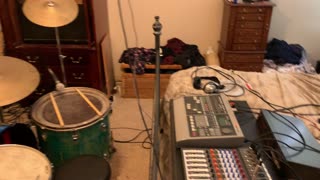 Bedroom recording studio