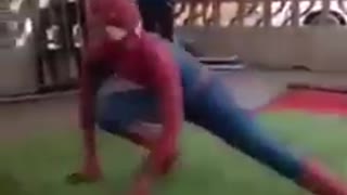 Funny Spiderman Dance In South Africa