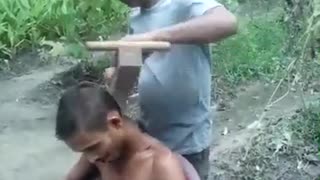 A New And Unique Hair Cutting Style
