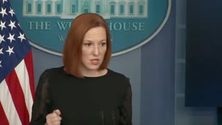 Psaki says she thought Biden sounded passionate, not frustrated, after he discussed "voting rights" with senators