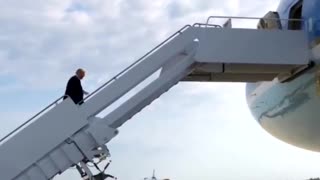 Trump's Assistant Posts SAVAGE Video After Biden Falls Going Up Stairs