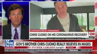 Tucker Carlson Destroys CNN's Fredo Over Mask Hypocrisy