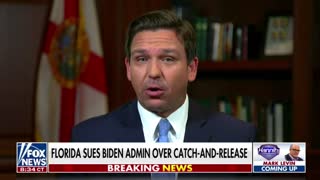 Gov. DeSantis talks about Florida's lawsuit against the Biden admin