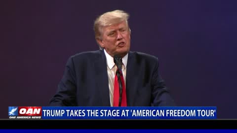 Donald J. Trump Takes the Stage at American Freedom Tour