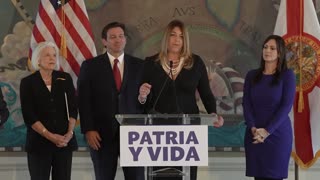 Freedom Tower Press Conference: Madeline Pumariega, President, Miami Dade College