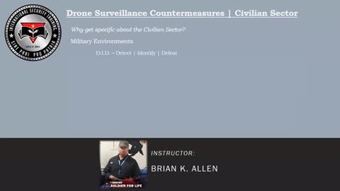 Counter Drone Surveillance | Clip 322 | Security Guard Officer | Executive Protection Course 322