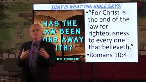 Christ is the the End of the Law pt 1-Pastor Bill Hughes
