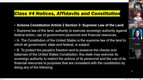 Arizona State Constitution Class #4 part 1